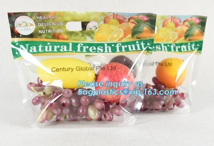 que se puede volver a sellar levántese la fruta fresca/el bolso de empaquetado de la protección vegetal, OPP de la cremallera del resbalador de la bolsa laminó la fruta del resbalador/Gra