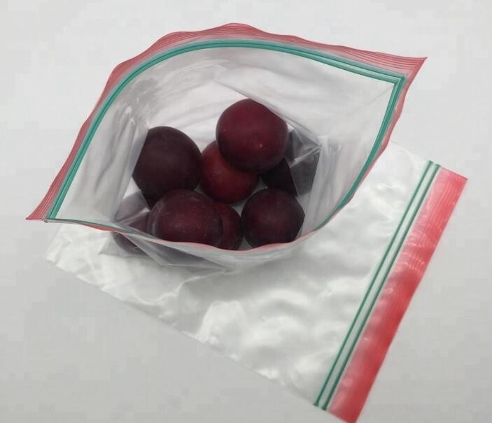El bolso de empaquetado del sello doble de la cremallera, aduana sellada doble del almacenamiento de la comida imprimió el bolso plástico de la cerradura de la cremallera, plástico a prueba de humedad va