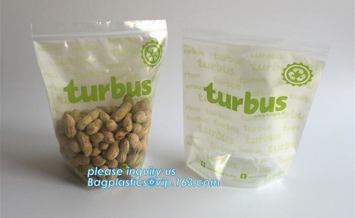 La entrega de la comida empaqueta los bolsos reciclables permanentes de la entrega de la comida, bolso impreso del bocadillo de la categoría alimenticia del material del LDPE