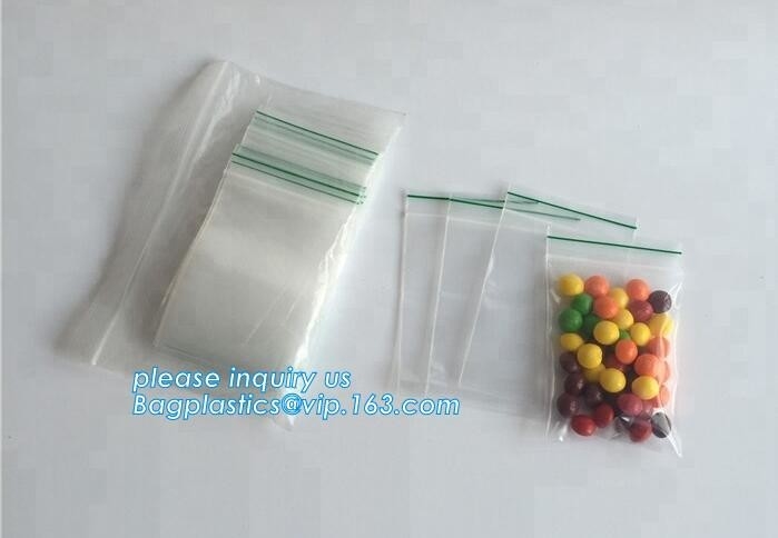 pequeñas k de la píldora píldoras de las bolsas de plástico de una de la bolsa de la farmacia clara lateral que se puede volver a sellar del paquete cerradura de la cremallera que empaquetan el bolso, bagplasti
