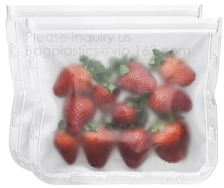 Verduras frescas plásticas abonablees del PLA que empaquetan el bolso, bocadillo fresco del silicón reutilizable de encargo del logotipo k que cocina el bolso