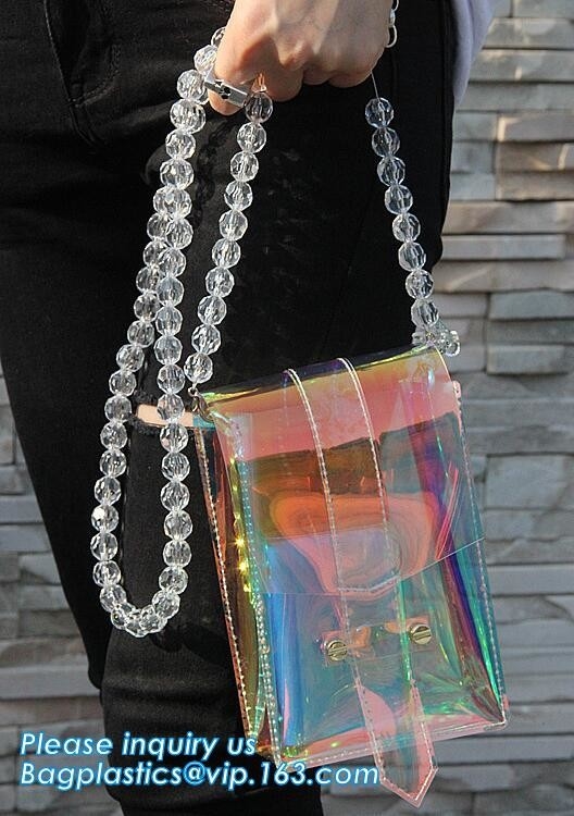 bolsa de mensajero del hombro de las carteras de las mujeres la pequeña con la tira de cadena del metal, monedero multicolor de la cartera de la cremallera, c móvil impermeable