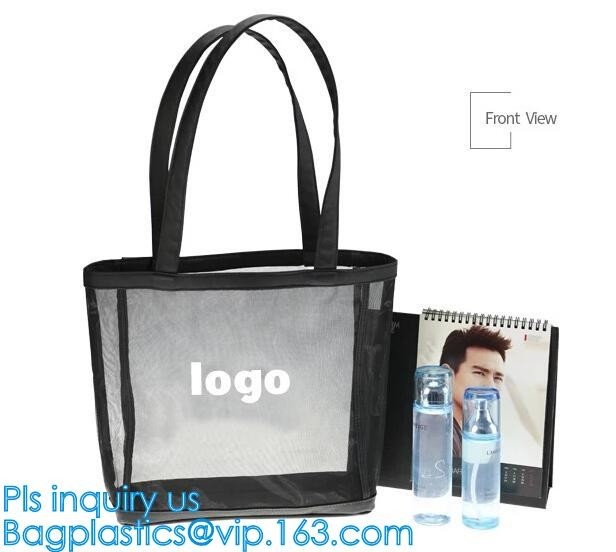 Bolsos del bolso de Mesh Beach Bag Shopping Bag, Mesh Beach Women Handbags, PC grande de Mesh Tote Beach Bag Handbag With