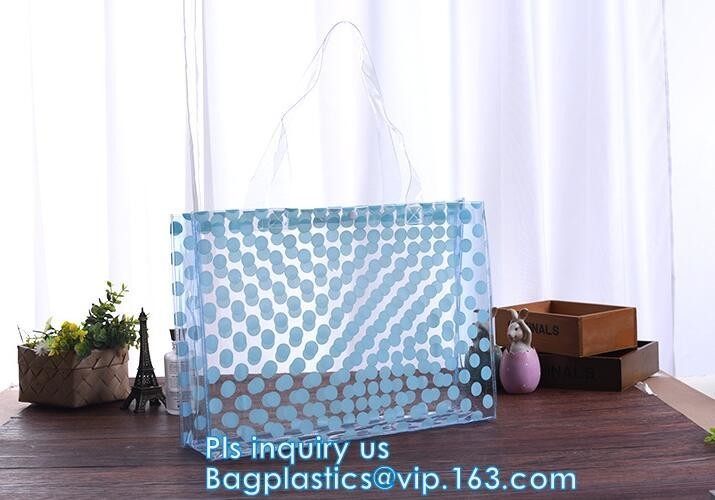 Bolso del bolso de la bolsa del bolso de la cartera del PVC, hombro Tote Beach Bag, bolso para hombre del viaje, bolso de la playa de la manija, wel a granel del PVC