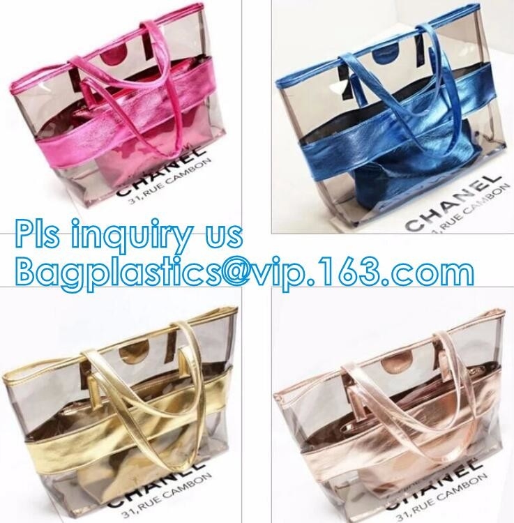 Las muchachas de cadena Shinning del metal del PVC forman a Mini Handbags, mujeres de moda que las bolsas de asas del PVC gelatinan el bolso del caramelo, comprador del totalizador