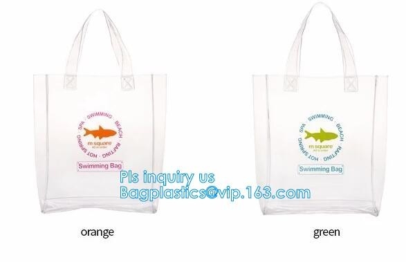 El diseño en línea del bolso que hace compras de los bolsos de la compra del bolso de compras de la secuencia del PVC, bolsos que hacen compras personalizados/la bolsa de asas para las compras, lleva