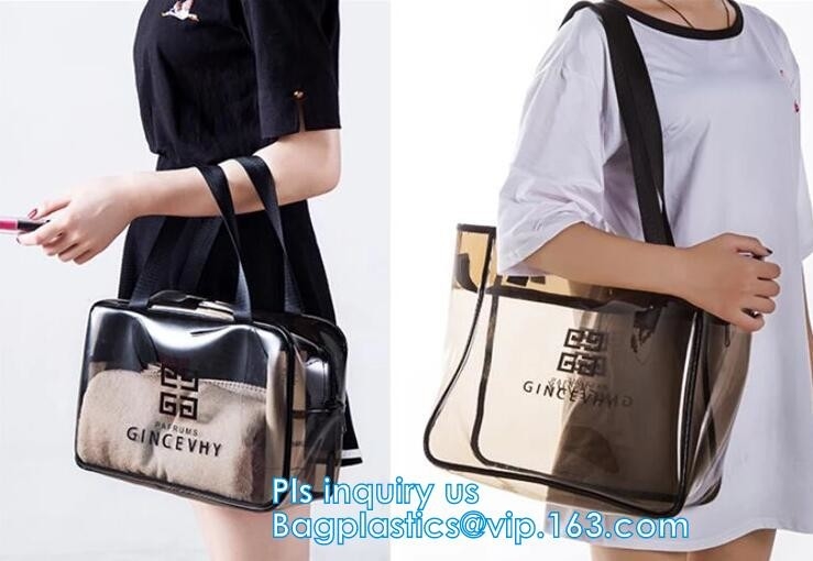 bolso cosmético claro del bolso cosmético del pvc con el bolso de la cremallera del pvc, organizador Makeup Costmetic Bag, maquillaje Cosmeti de la moneda de la caja de lápiz