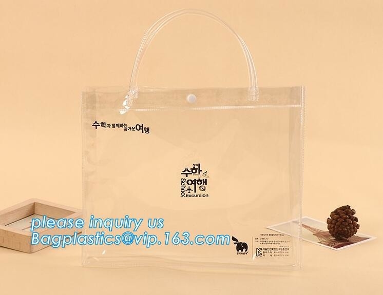 bolsos cosméticos del pvc del eco del poliéster promocional de la PU, bolso cosmético transparente del caso cosmético del PVC de la moda de la estrella del arco iris, bolso de Eva