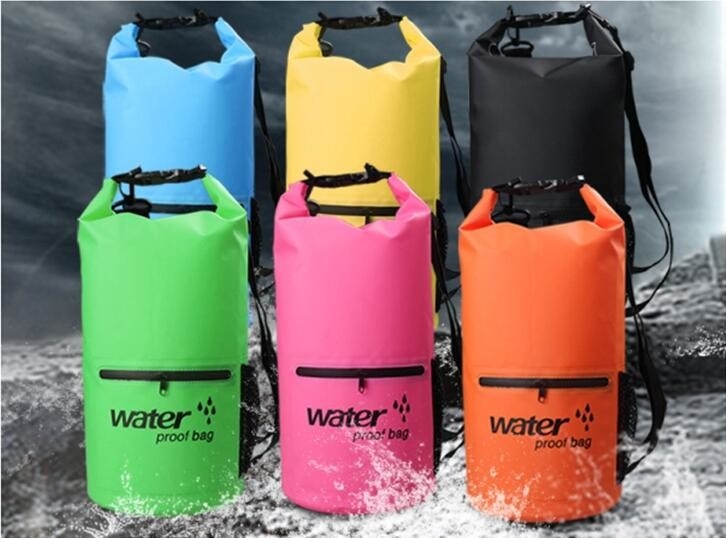 Bolso seco impermeable del saco del deporte plegable portátil, bolso seco ligero plegable de nylon impermeable de TPU, bolso seco impermeable