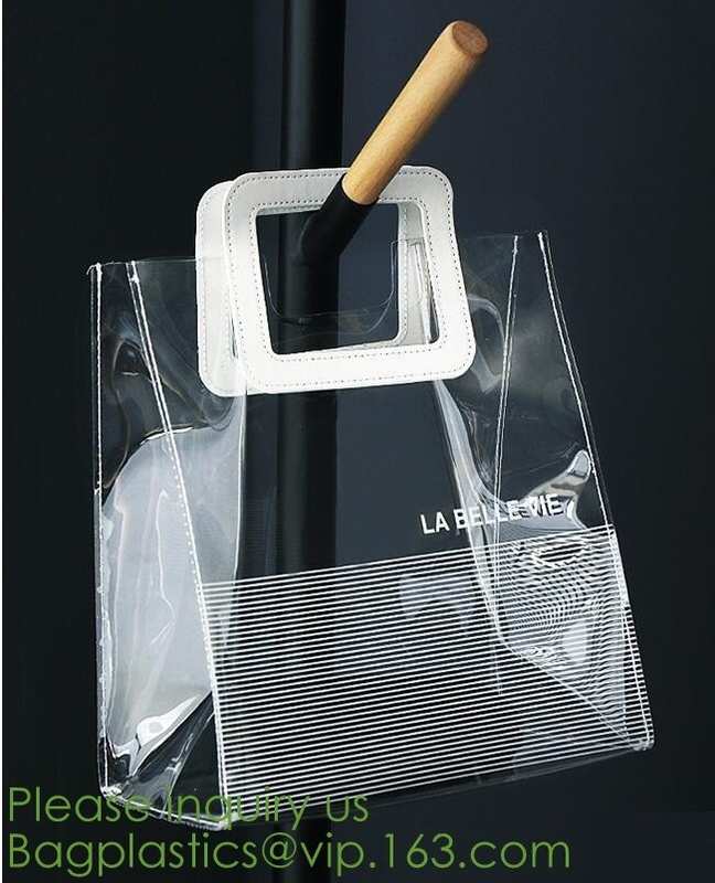 bolso de compras del totalizador del pvc, bageas impermeables de la bolsa de asas de la playa del bolso del diseñador del PVC del bolso de /traveling de los bolsos de compras del totalizador del PVC Europa