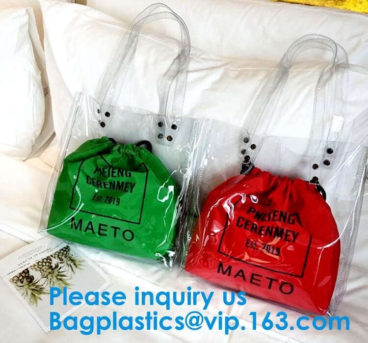 El sellado caliente respetuoso del medio ambiente del vinilo heló el bolso del PVC /EVA, mujeres Tote Bag Crossbody Shoulder Bag para las mujeres