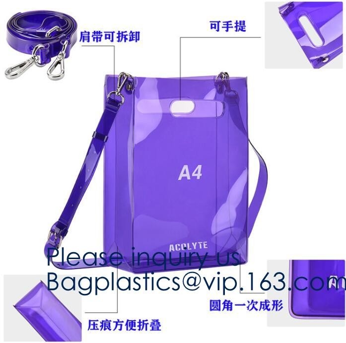 dispositivo laminado PVC de 600D Oxford que empaqueta prenda impermeable Zippered de encargo de la cocina del bolso que hace compras del bolso promocional del comprador