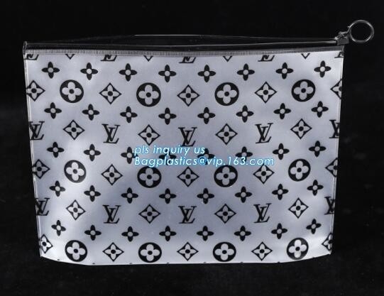la cremallera clara durable del resbalador del PVC se coloca encima del bolso, bolso del resbalador para la ropa de empaquetado, ropa interior, bolso de la nuez con el resbalador k, a