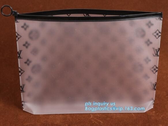 bolso de k con el resbalador, la bolsa de plástico de la ropa interior con el resbalador k, bolso del paquete del PVC de la cremallera del cierre del resbalador para la ropa P de la torre
