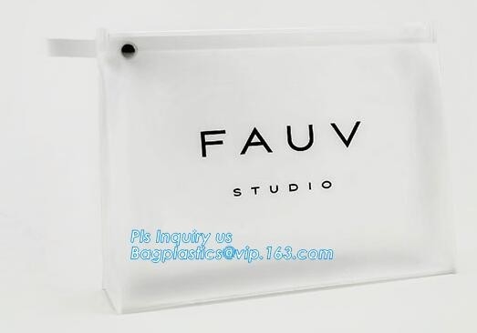 Bolso cosmético del maquillaje del PVC de la cremallera clara portátil del resbalador, bolso cosmético del resbalador del pvc del artículo de tocador del bolso de la ropa de playa a prueba de agua del vinilo