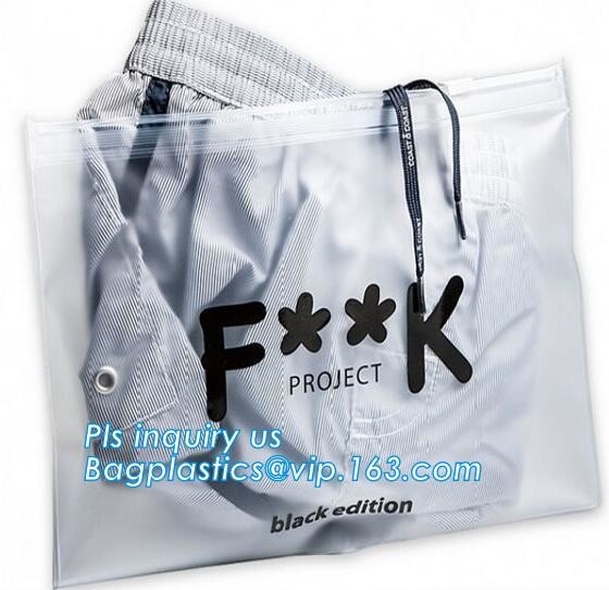 Bolso con el resbalador, bolso de la cremallera de Eva Clothing Packaging Plastic Clear de la cremallera del resbalador del pvc para la joyería, caja de lápiz, zi del resbalador