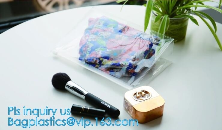 La bolsa de plástico polivinílica barata de encargo con propio logotipo, bolso de la cerradura de la cremallera de los productos LDPE/HDPE de la fábrica de plástico transparente con el resbalador