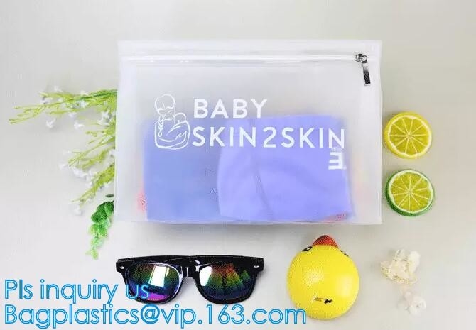 bolsos para las plumas de los lápices, bolsos de empaquetado cosméticos del resbalador de k del PVC con la cremallera de la diapositiva, zipl modificado para requisitos particulares amistoso del resbalador del eco