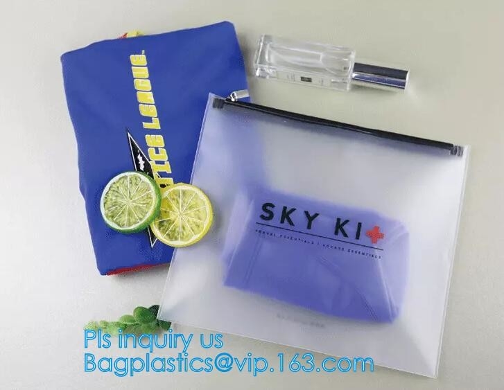 Bolso de empaquetado determinado de la regla de los efectos de escritorio del PVC con el resbalador, bolsos de la cremallera del resbalador de la tela, bolso cosmético del PVC del resbalador, bolso del lápiz