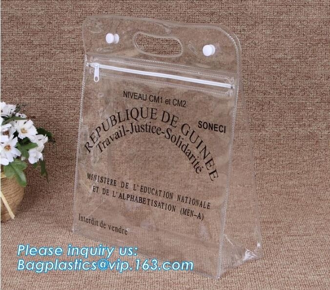 Bolso cosmético del PVC de EVA de la aprobación biodegradable para el organizador Toiletry Bag del viaje del maquillaje de la línea aérea de la prenda impermeable de la cremallera de las mujeres