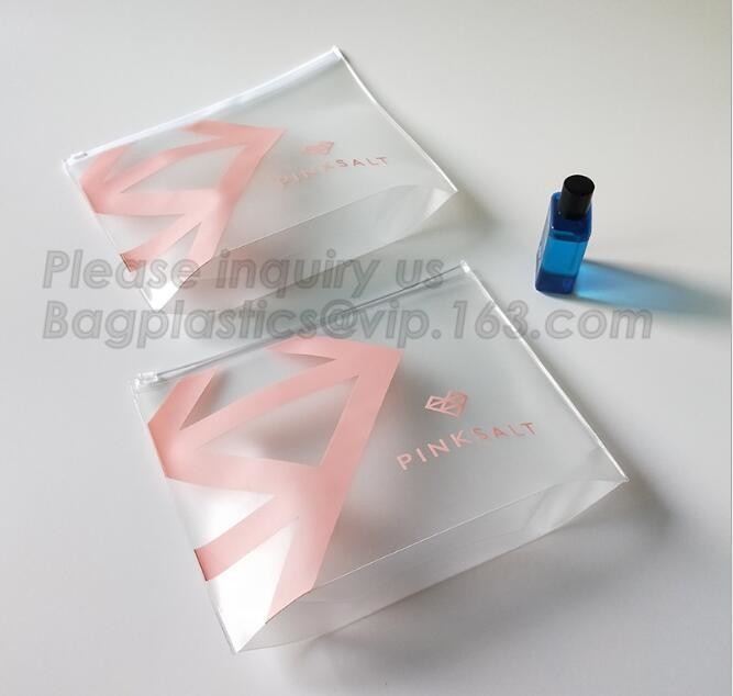 bolso claro de los efectos de escritorio del documento de viaje del bolso del artículo de tocador de la cremallera del pvc, bolso del documento de la malla de la lona del PVC de los materiales de oficina con el waterp