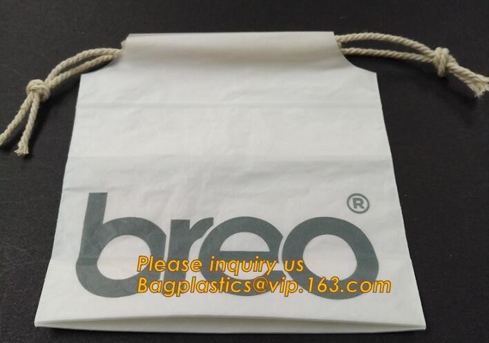 Bolso del regalo de la Navidad del lazo de DIY, bolso de lazo plástico impreso, lazo plástico impreso de encargo b de la pequeña calidad de la manzana