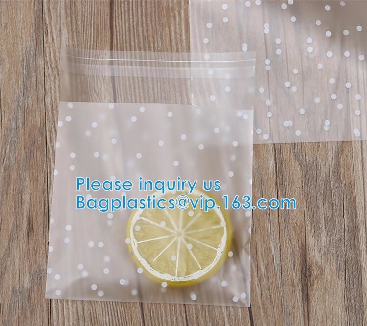 Galletas/torta/pan con la muesca del rasgón, bolso de empaquetado de Matt OPP de la panadería plástica de la categoría alimenticia, Matte Bakery Packaging Bags Cookies,