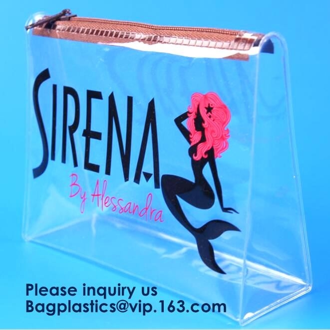 El resbalador claro del vinilo empaqueta PVC EVA Zipper Bag, viste el bolso helado adecuado de empaquetado del PVC/EVA Vinyl Slider Top Zipper para Swi