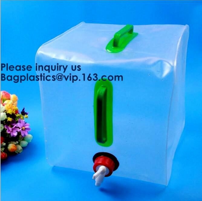 El tanque de agua del PVC del vinilo, bolso portátil del tanque, PVC de nylon FO del PVC Tote Bag Food Safety Grade del claro de la bolsa de plástico del bolso del agua potable