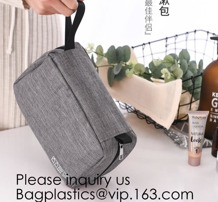 Tela de Oxford, uso de la resistencia de desgaste portátil, impermeable, alta elasticidad, bolso cosmético, bolso del viaje, bolso del lavado, Toiletrie