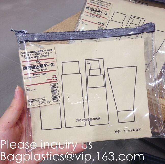 Bolso helado del fichero de documento del Pvc con la cremallera del resbalador, bolso del Pvc k para el fichero y documento, bolso del Pvc k, BAGEASE, BAGPLAS