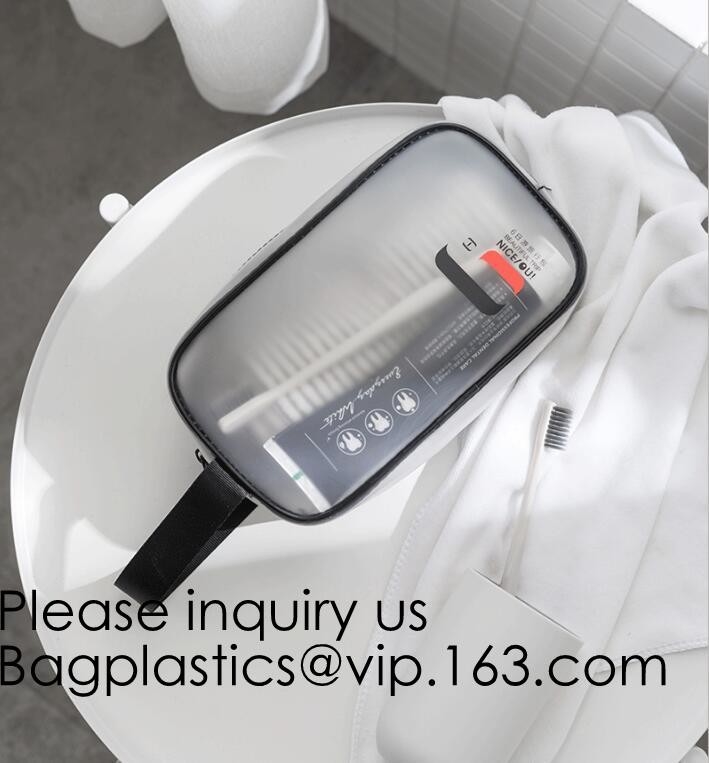 Organizador impermeable Pouches, bagease, bagplastics del maquillaje de las mujeres del bolso de Cosmetic Transparent Pvc del organizador del artículo de tocador del viaje