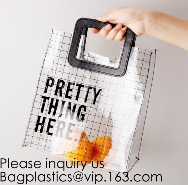 Bolso claro vendedor caliente del Pvc Tote Bag Transparent Handbag Shoulder del Amazonas Ebay, totalizador claro transparente del PVC de la venta al por mayor del estadio