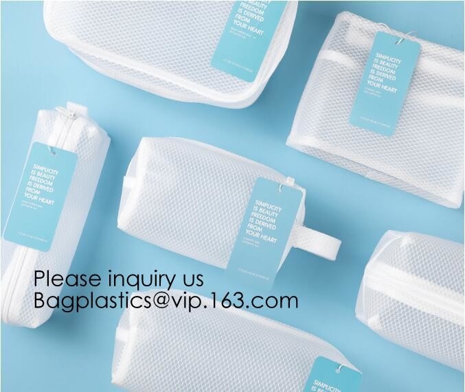 Bolsa cosmética del artículo de tocador de la cremallera del viaje del PVC del claro del maquillaje, bolsa del artículo de tocador del viaje, bolsa olográfica del maquillaje, bagease, bagplast