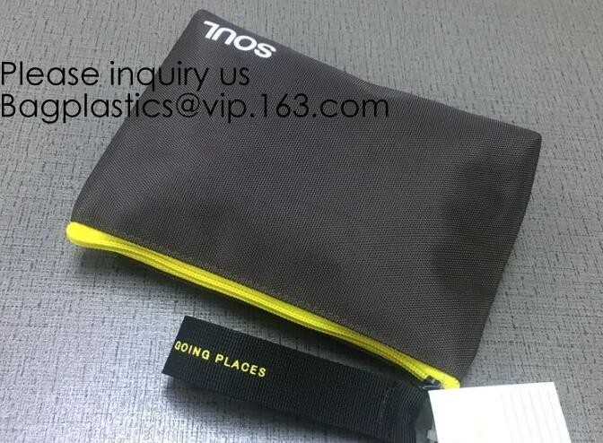 Los bolsos cosméticos de la lona multifuncional sentían el bolso del artículo de tocador del bolso del maquillaje en venta para el viaje, bagease del viaje del necesery del bolso del maquillaje