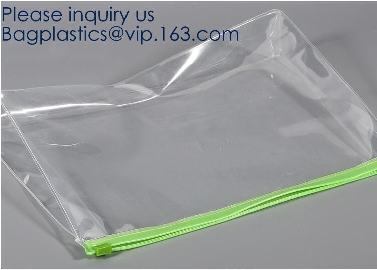 Bolso cosmético transparente amistoso de Eco EVA Zipper Bag Travel Plastic del cuarto de baño, bolso blanco helado del maquillaje de Eva con la cremallera