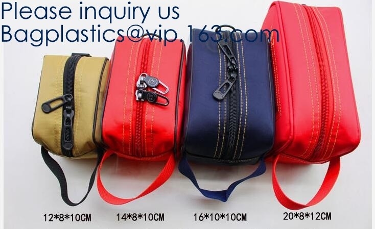El bolso de las bolsas del depósito bancario de la cremallera, cerrando el bolso asegurado Locki del banco deposita doc. Bag con la ventana del PVC, depósito seguro Zi para uso general