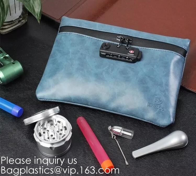 Bolsa resistente del olor con el bolso superior de la prueba del olor del OEM de la correa de la moda, bolso superior Po de la prueba del olor de la prueba del olor del diseño asombroso
