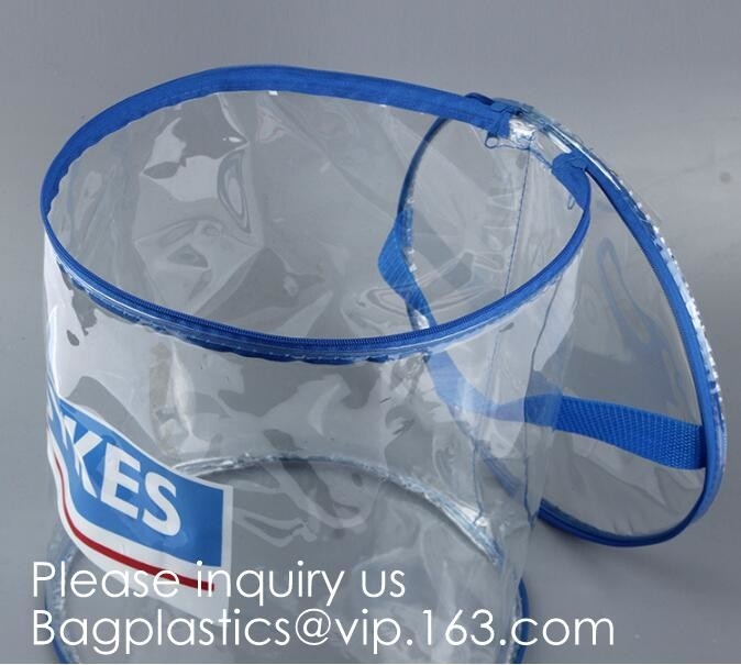 La línea aérea portátil del aeropuerto de la bolsa del equipaje del viaje de la manija de la cremallera empaqueta la organización del cuarto de baño del gimnasio de las vacaciones, bagease, bagplastic