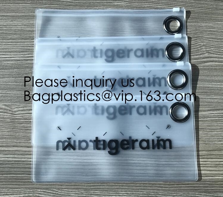 Organizador multiusos Bag Pouch del PVC del claro de Resisitant del agua con el cierre de la cremallera, fichero de documento Bill Zipper Bag Pencil Po