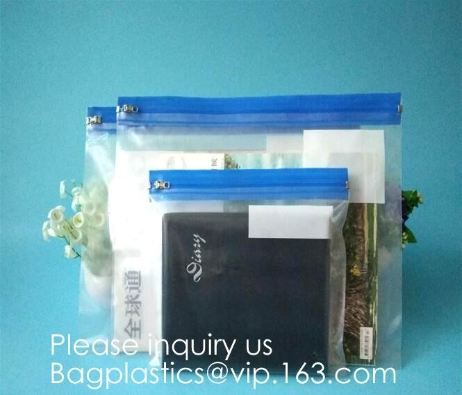 Organizador Bag Pouch, bolso de la cartera de la cremallera del vinilo del depósito bancario de la seguridad de la bolsa del dinero del bolso del banco con la cremallera para el dinero del efectivo, control