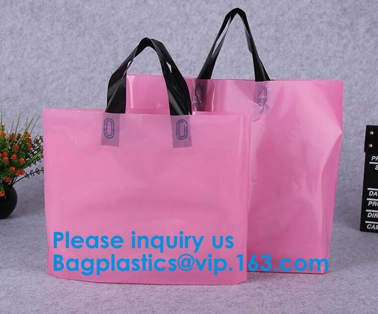 Compras de Eco/promoción amistosa/manija suave biodegradable oxa del lazo del boutique/del regalo/de la ropa/del ultramarinos