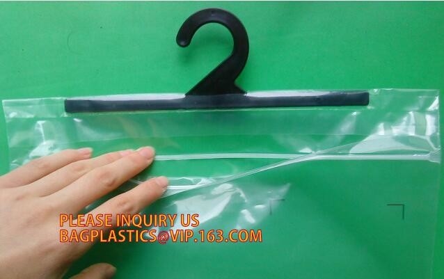 Bolsas para extensiones de cabello del pelo humano brasileño coser en tejido paquete de extensión de cabello bolsas colgantes con logotipo