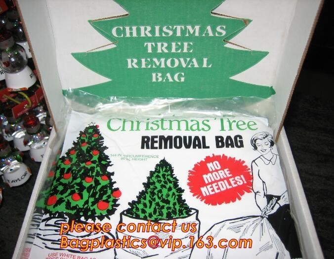 Bolso adornado artificial del árbol de la Navidad impermeable grande del retiro de la promoción, 10 pies del árbol de navidad del retiro del regalo de packag de los bolsos