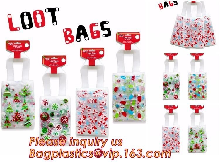 De gran tamaño cree el bolso gigante del regalo para requisitos particulares de la Navidad disponible biodegradable plástica, bolsos gigantes del regalo de la cubierta del regalo de los bolsos de la bici