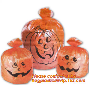 los bolsos de la hoja del fantasma de Halloween del bolso de la calabaza de Halloween/el bolso grande del regalo de Halloween, hoja de Halloween del jardín empaqueta ley de la calabaza gigante