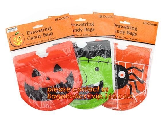 bolsos de la invitación de Halloween, bolso, calabaza y fantasma y palo y Frankenstein y vampiro del caramelo de la invitación de Halloween del saco del totalizador del regalo de la decoración