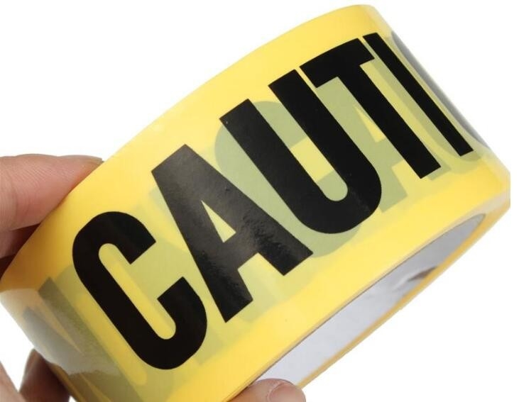 Cinta de cuidado de encargo de Barrier Caution Warning de la cerca de la cinta de la seguridad de la precaución de la barricada del PVC PE del peligro, cinta reflexiva de la precaución