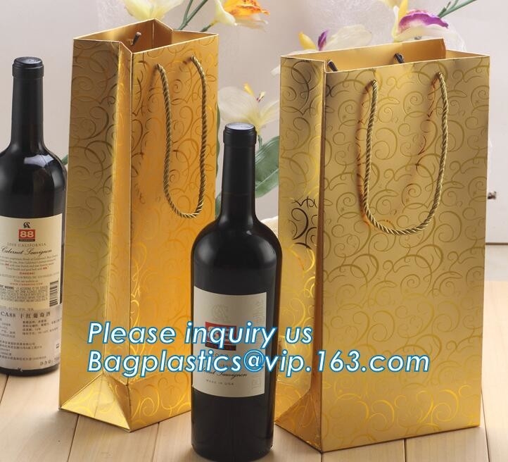 Bolsa ancha de lujo impresa del papel de Brown Kraft de la base, bolsa de lujo negra de capa del papel para imprimir con la cinta