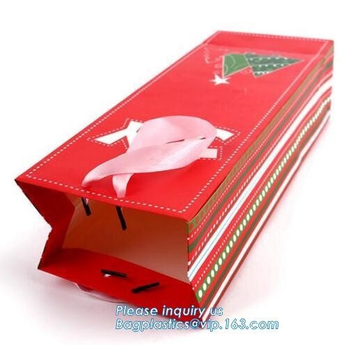 El regalo de papel de lujo empaqueta el bolso de papel con las manijas de la cuerda, bolso de papel brillante P del partido de la bolsa del partido de la bolsa del papel del bolso del regalo